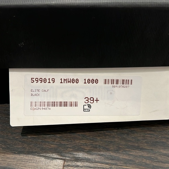 Gucci Calf Leather GG Enamel Logo Ankle Boot-Authentic-NIB - Picture 10 of 12